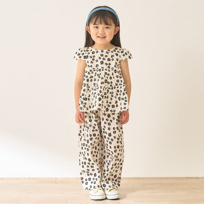 Japanese children's clothing Ly# mine tank top and shorts set 100-150cm girls summer TOPS PANTS 