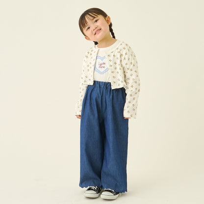 Japanese children's clothing Ly# mine tank top and shorts set 100-150cm girls summer TOPS PANTS 