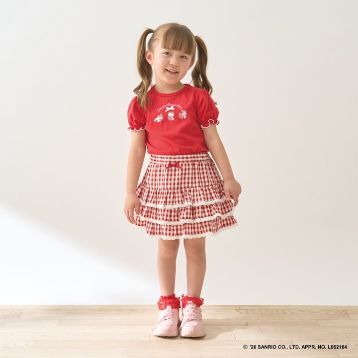Japanese children's clothing Ly# mine tank top and shorts set 100-150cm girls summer TOPS PANTS 