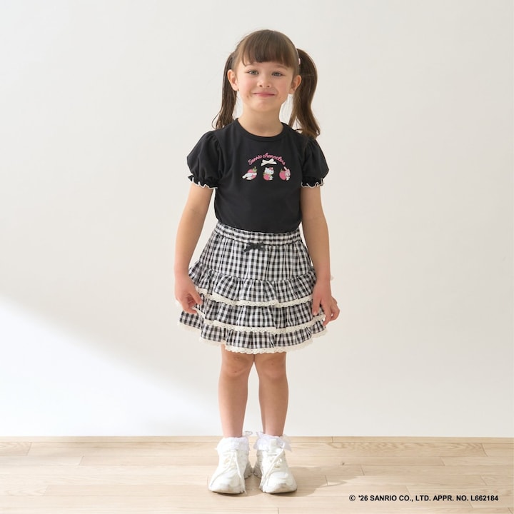 Japanese children's clothing Ly# mine tank top and shorts set 100-150cm girls summer TOPS PANTS 