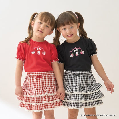 Japanese children's clothing Ly# mine tank top and shorts set 100-150cm girls summer TOPS PANTS 