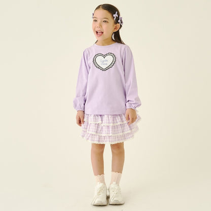 Japanese children's clothing Ly# mine tank top and shorts set 100-150cm girls summer TOPS PANTS 