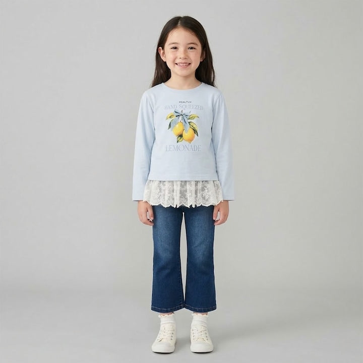 Japanese children's clothing Ly# mine tank top and shorts set 100-150cm girls summer TOPS PANTS 