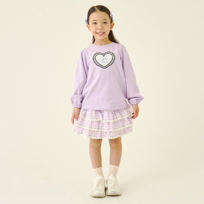 日本童裝 Ly# mine 防UV 格紋蛋糕短裙 100-150cm 女童款 夏季 SKIRTS