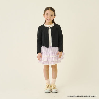 日本童裝 Ly# mine 防UV 格紋蛋糕短裙 100-150cm 女童款 夏季 SKIRTS