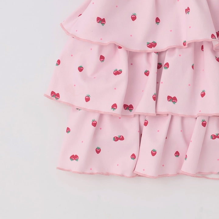 日本童裝 Ly# mine 泳衣兩件套裝 100-130cm 女童款 夏季 夏日玩水泳衣特輯