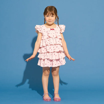日本童裝 Ly# mine 泳衣兩件套裝 100-130cm 女童款 夏季 夏日玩水泳衣特輯