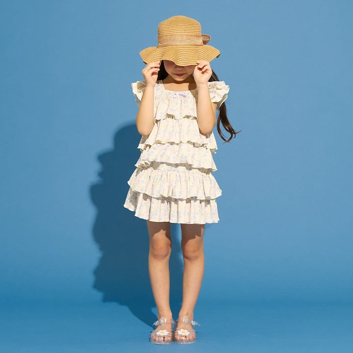日本童裝 Ly# mine 泳衣兩件套裝 100-130cm 女童款 夏季 夏日玩水泳衣特輯
