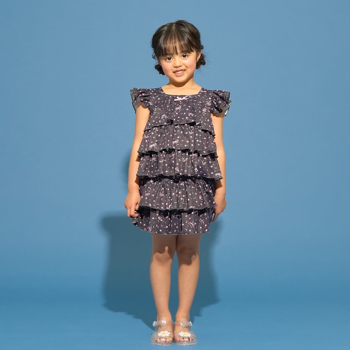 日本童裝 Ly# mine 泳衣兩件套裝 100-130cm 女童款 夏季 夏日玩水泳衣特輯