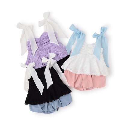 日本童裝 Ly# mine 泳衣兩件套裝 100-130cm 女童款 夏季 夏日玩水泳衣特輯