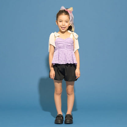 日本童裝 Ly# mine 泳衣兩件套裝 100-130cm 女童款 夏季 夏日玩水泳衣特輯