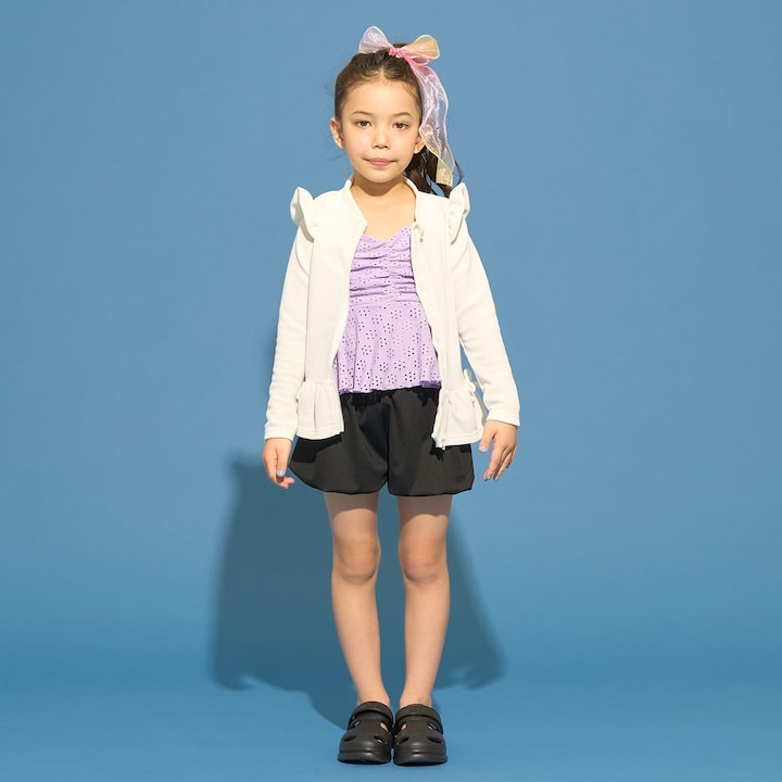 日本童裝 Ly# mine 泳衣兩件套裝 100-130cm 女童款 夏季 夏日玩水泳衣特輯
