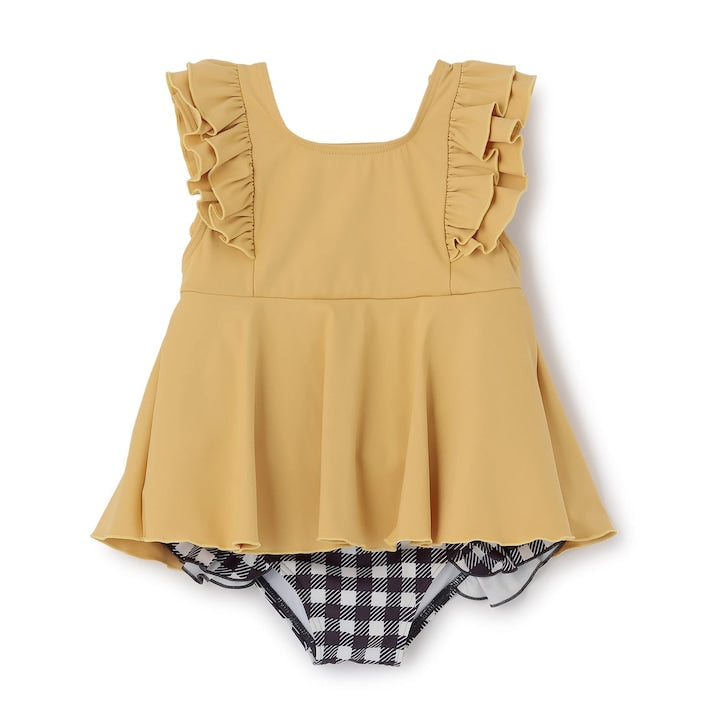 日本童裝 Ly# mine 泳衣兩件套裝 100-130cm 女童款 夏季 夏日玩水泳衣特輯