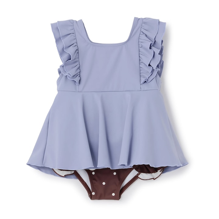 日本童裝 Ly# mine 泳衣兩件套裝 100-130cm 女童款 夏季 夏日玩水泳衣特輯