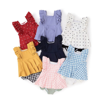 日本童裝 Ly# mine 泳衣兩件套裝 100-130cm 女童款 夏季 夏日玩水泳衣特輯