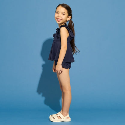 日本童裝 Ly# mine 泳衣兩件套裝 100-130cm 女童款 夏季 夏日玩水泳衣特輯