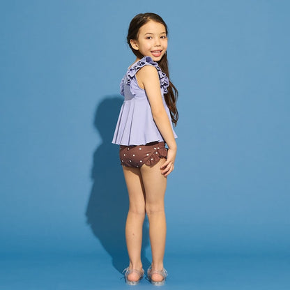 日本童裝 Ly# mine 泳衣兩件套裝 100-130cm 女童款 夏季 夏日玩水泳衣特輯