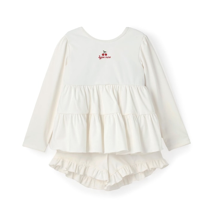 日本童裝 Ly# mine 泳衣兩件套裝 100-130cm 女童款 夏季 夏日玩水泳衣特輯
