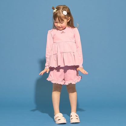日本童裝 Ly# mine 泳衣兩件套裝 100-130cm 女童款 夏季 夏日玩水泳衣特輯
