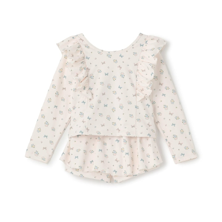日本童裝 Ly# mine 泳衣兩件套裝 100-130cm 女童款 夏季 夏日玩水泳衣特輯