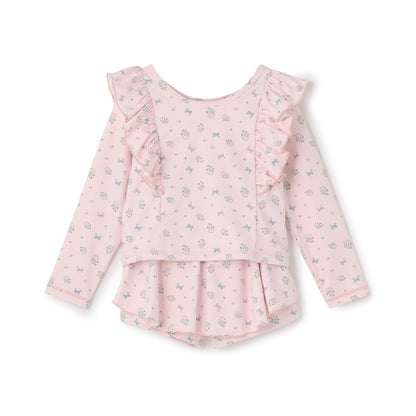 日本童裝 Ly# mine 泳衣兩件套裝 100-130cm 女童款 夏季 夏日玩水泳衣特輯