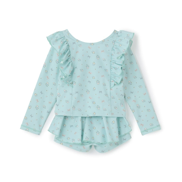 日本童裝 Ly# mine 泳衣兩件套裝 100-130cm 女童款 夏季 夏日玩水泳衣特輯