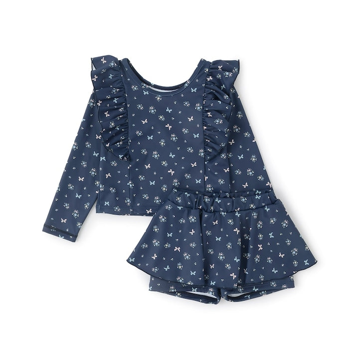 日本童裝 Ly# mine 泳衣兩件套裝 100-130cm 女童款 夏季 夏日玩水泳衣特輯