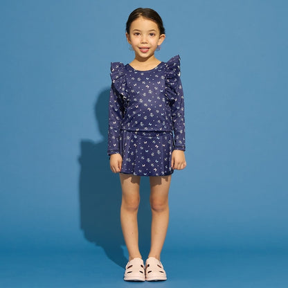 日本童裝 Ly# mine 泳衣兩件套裝 100-130cm 女童款 夏季 夏日玩水泳衣特輯