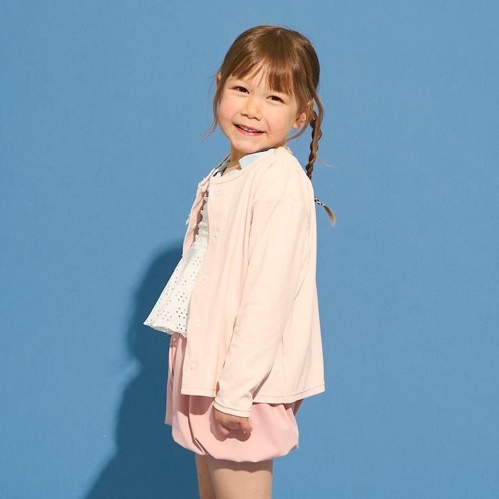 日本童裝 Ly# mine 防UV 泳衣外套 100-130cm 女童款 夏季 夏日玩水泳衣特輯