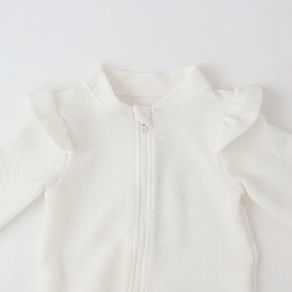 日本童裝 Ly# mine 防UV 泳衣外套 100-130cm 女童款 夏季 夏日玩水泳衣特輯