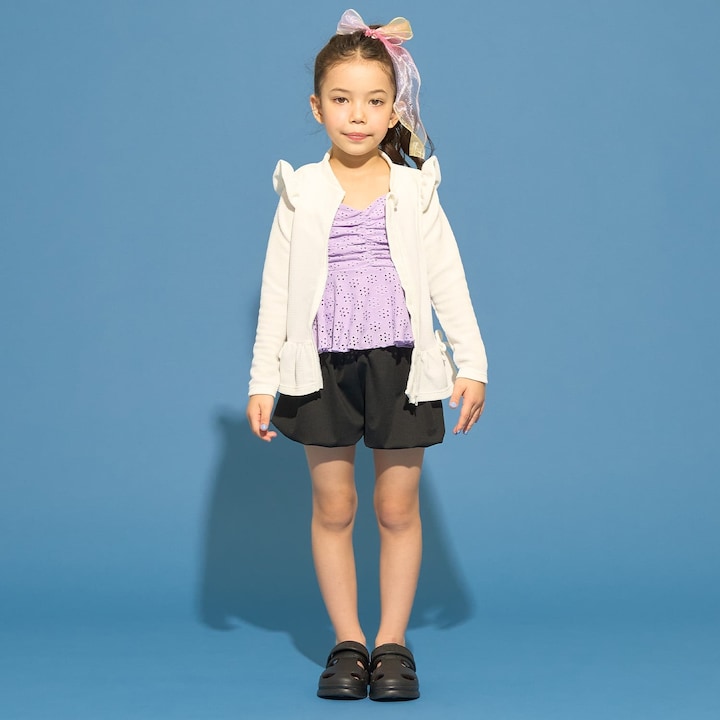日本童裝 Ly# mine 防UV 泳衣外套 100-130cm 女童款 夏季 夏日玩水泳衣特輯