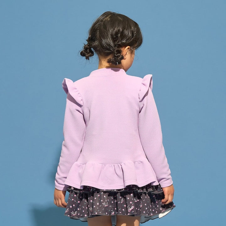 日本童裝 Ly# mine 防UV 泳衣外套 100-130cm 女童款 夏季 夏日玩水泳衣特輯