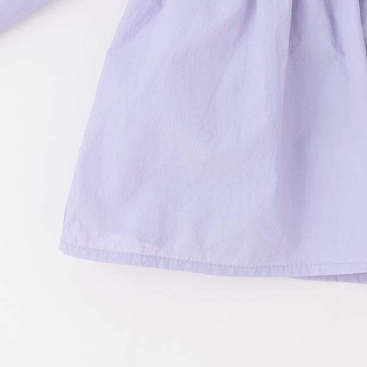 日本童裝 Ly# mine 防UV 荷葉邊拉鍊連帽外套 100-150cm 女童款 夏季 OUTERWEAR