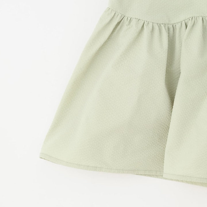 日本童裝 Ly# mine 浪波飛袖襯衫及泡泡短褲套裝 100-150cm 女童款 夏季 TOPS PANTS