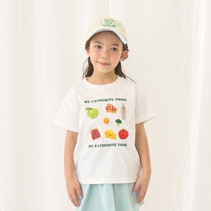 日本童裝 Ly# mine 防UV 吸水速乾 【棉100％不易變形】印花上衣 90-150cm 女童款 夏季 TOPS