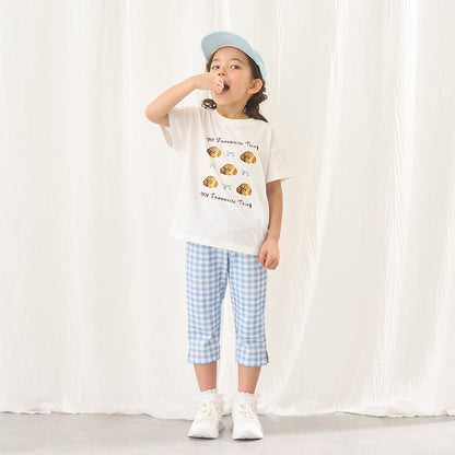 日本童裝 Ly# mine 防UV 吸水速乾 【棉100％不易變形】印花上衣 90-150cm 女童款 夏季 TOPS