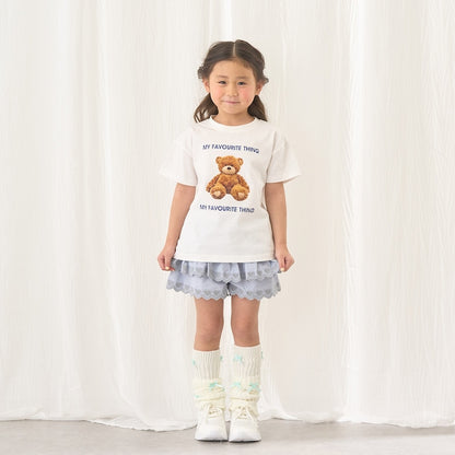 日本童裝 Ly# mine 防UV 吸水速乾 【棉100％不易變形】印花上衣 90-150cm 女童款 夏季 TOPS