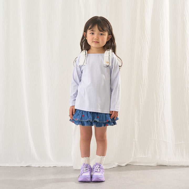 Japanese children's clothing Ly# mine tank top and shorts set 100-150cm girls summer TOPS PANTS 