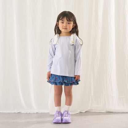 Japanese children's clothing Ly# mine tank top and shorts set 100-150cm girls summer TOPS PANTS 