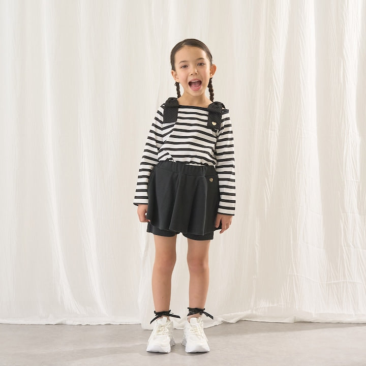 Japanese children's clothing Ly# mine tank top and shorts set 100-150cm girls summer TOPS PANTS 