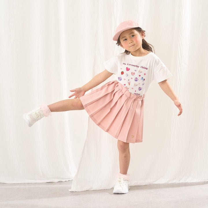 日本童裝 Ly# mine 百摺短裙 100-150cm 女童款 夏季 SKIRTS