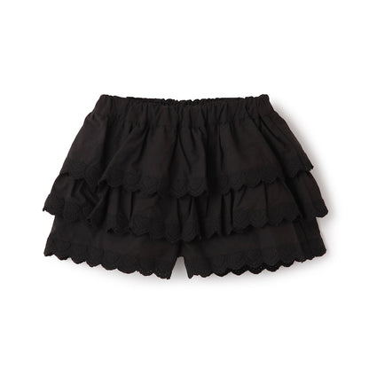 日本童裝 Ly# mine 心形刺繡扇貝層裙褲 100-150cm 女童款 夏季 PANTS