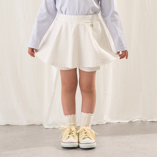 日本童裝 Ly# mine 吸水速乾 防污系列 喇叭裙褲連短褲 90-140cm 女童款 夏季 PANTS