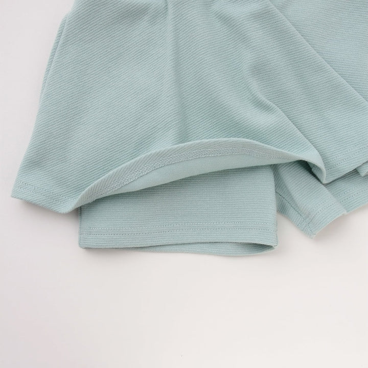 Japanese children's clothing Ly# mine tank top and shorts set 100-150cm girls summer TOPS PANTS 