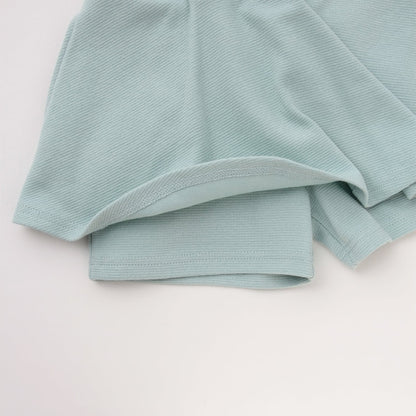 Japanese children's clothing Ly# mine tank top and shorts set 100-150cm girls summer TOPS PANTS 