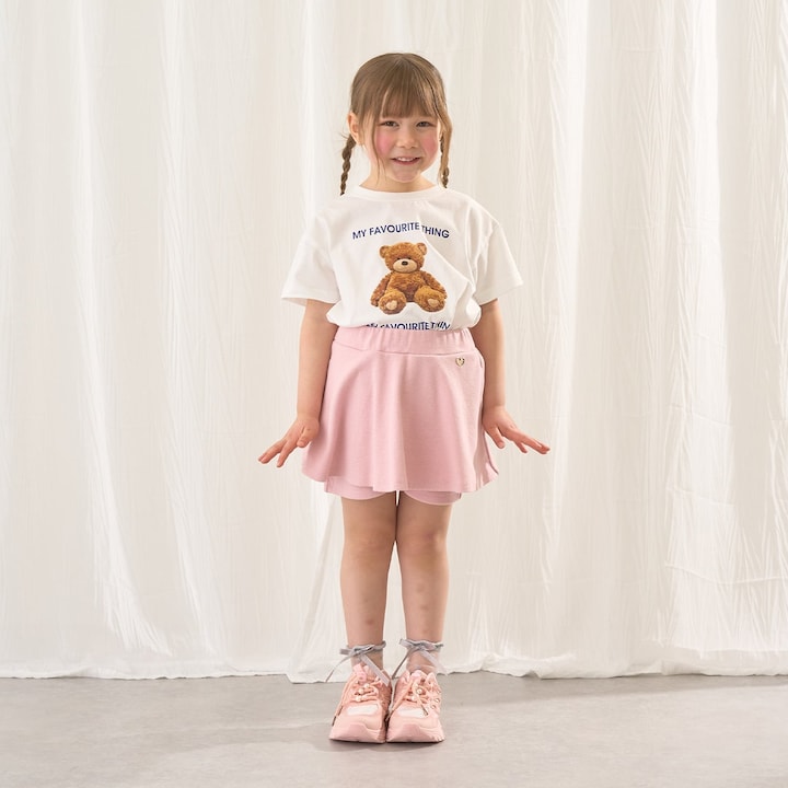 Japanese children's clothing Ly# mine tank top and shorts set 100-150cm girls summer TOPS PANTS 