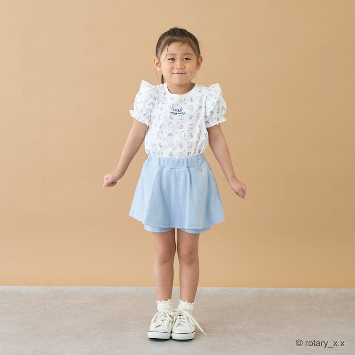Japanese children's clothing Ly# mine tank top and shorts set 100-150cm girls summer TOPS PANTS 