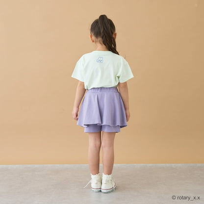 Japanese children's clothing Ly# mine tank top and shorts set 100-150cm girls summer TOPS PANTS 