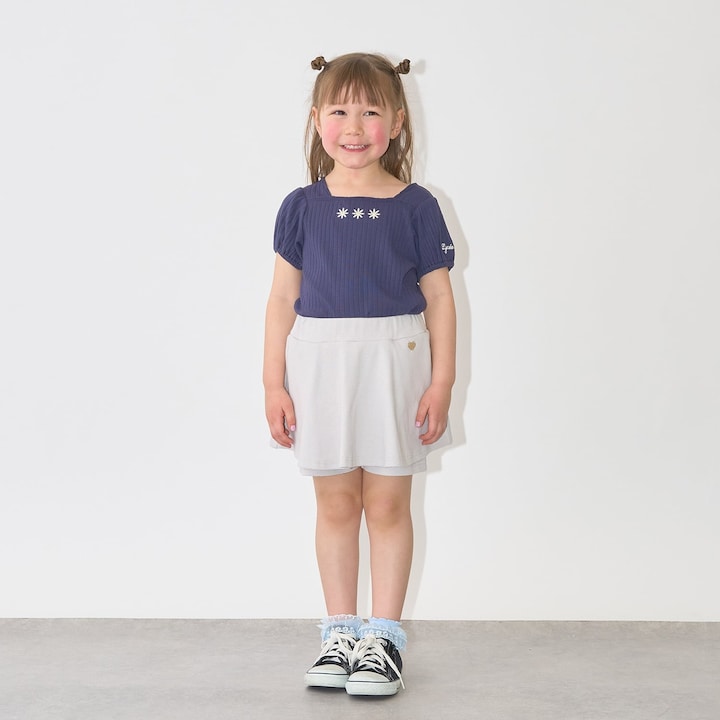 Japanese children's clothing Ly# mine tank top and shorts set 100-150cm girls summer TOPS PANTS 