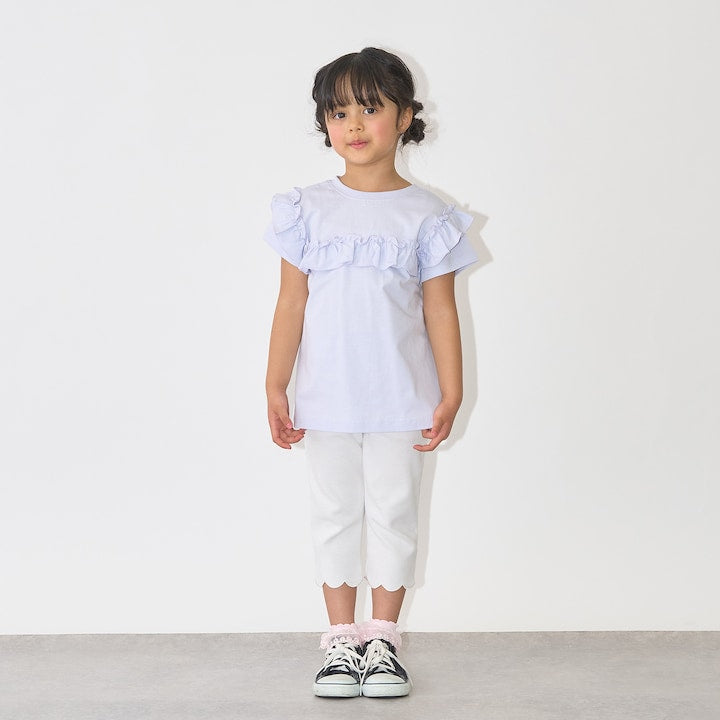 Japanese children's clothing Ly# mine tank top and shorts set 100-150cm girls summer TOPS PANTS 